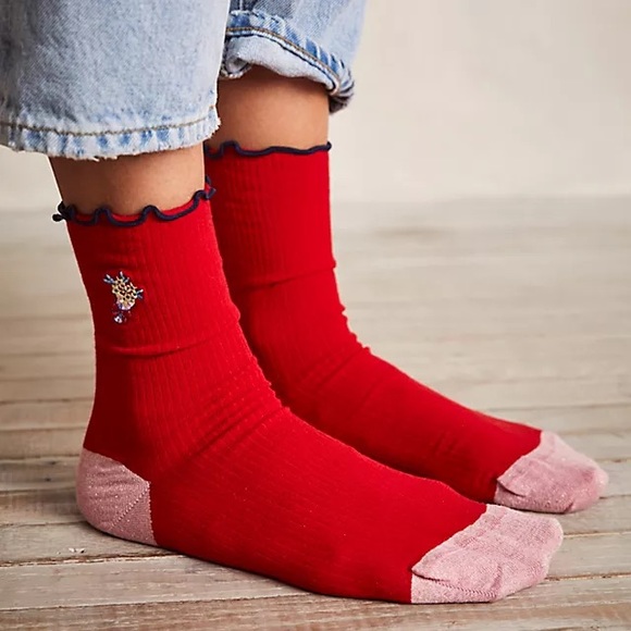 Free people violet ankle socks - Picture 2 of 7